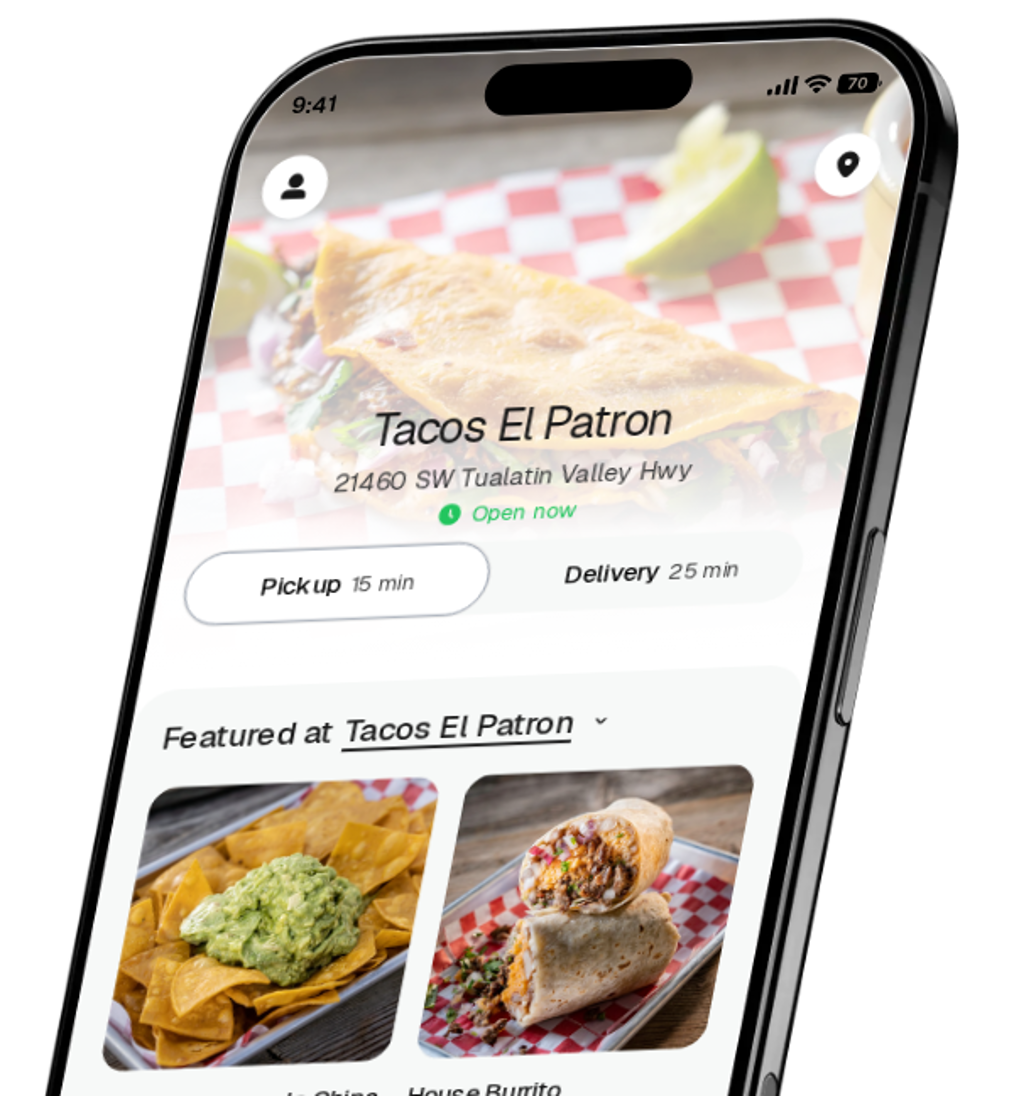 Tacos El Patron app preview